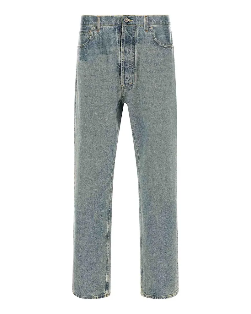 Maison Margiela Straight Leg Jeans - Blau Blau