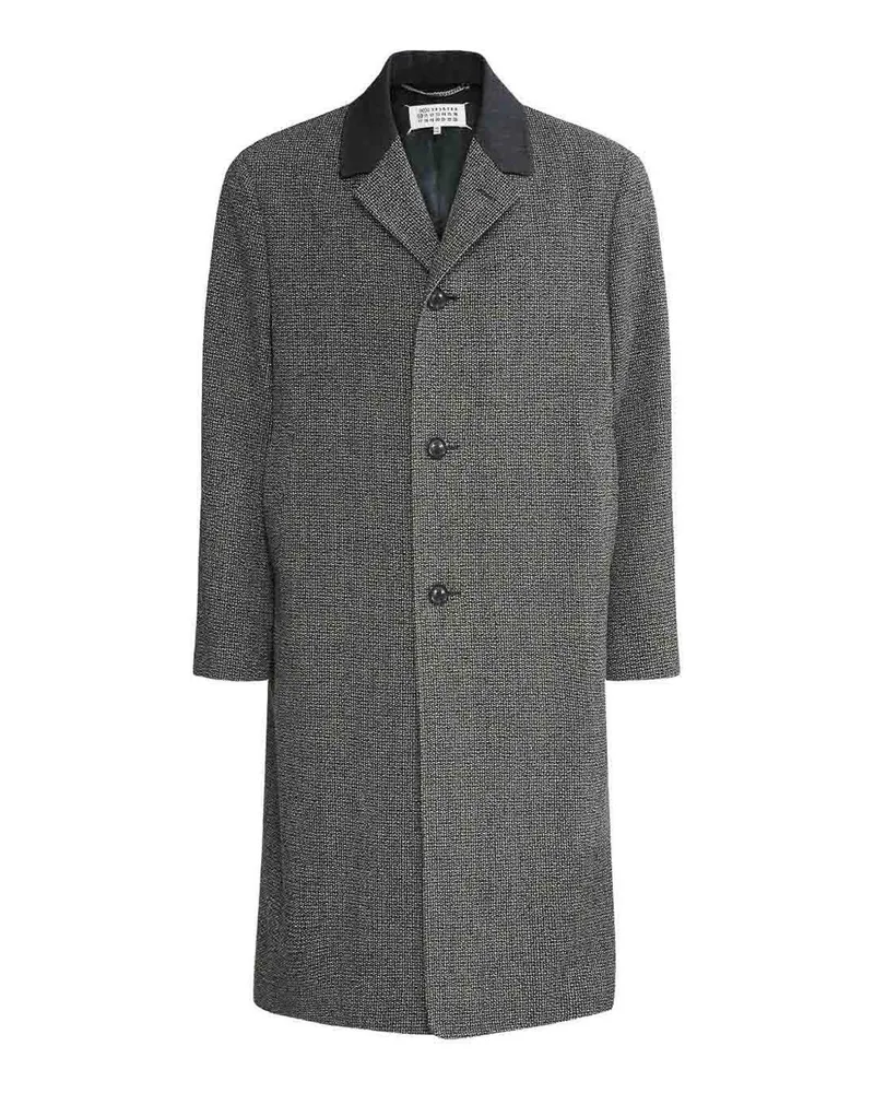 Maison Margiela Kurzer Mantel - Grau Grau