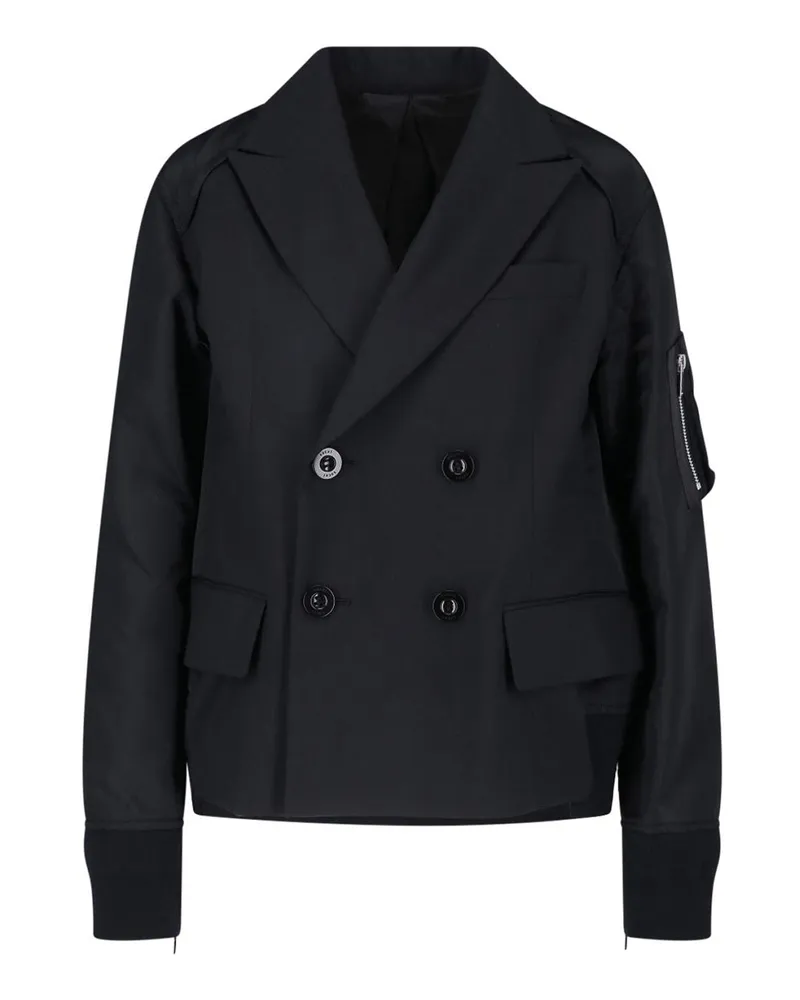 Sacai Blazer - Schwarz Schwarz