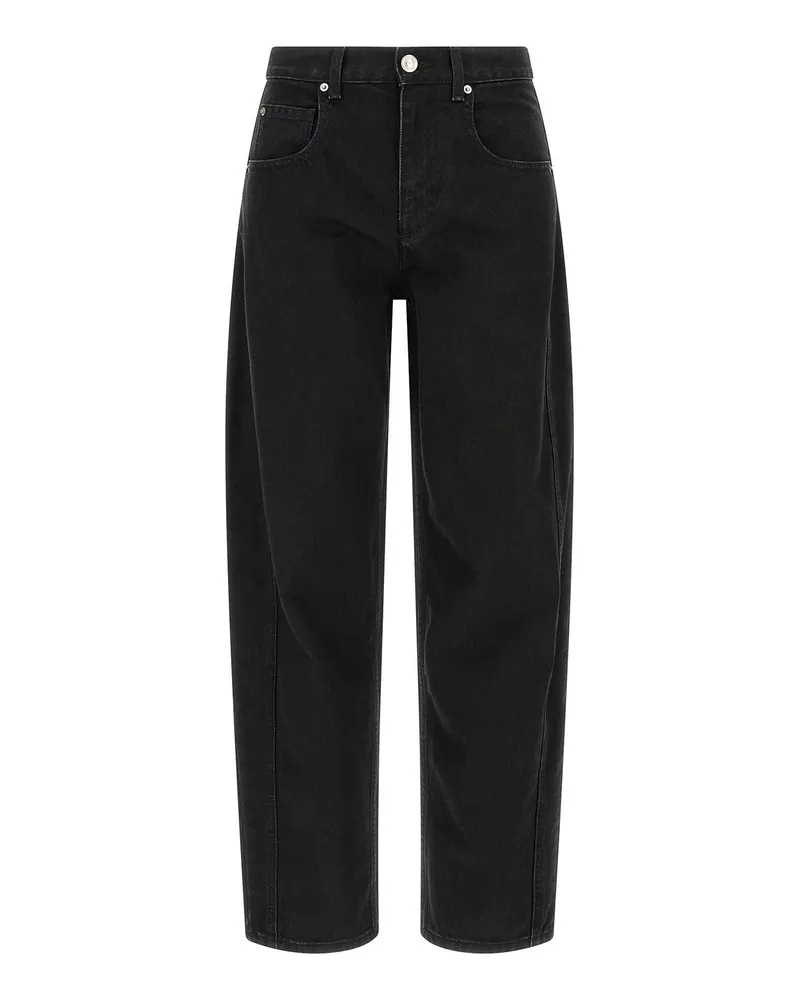 Étoile Isabel Marant Straight Leg Jeans - Schwarz Schwarz