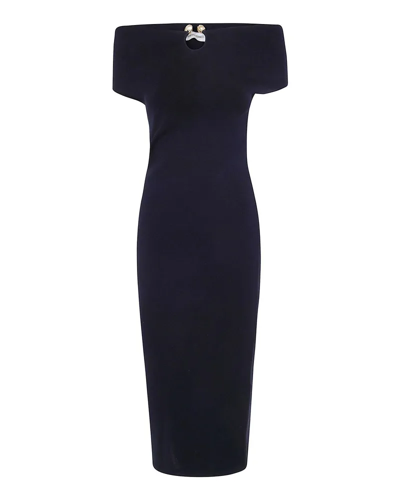 Alberta Ferretti Knielanges Kleid - Schwarz Schwarz