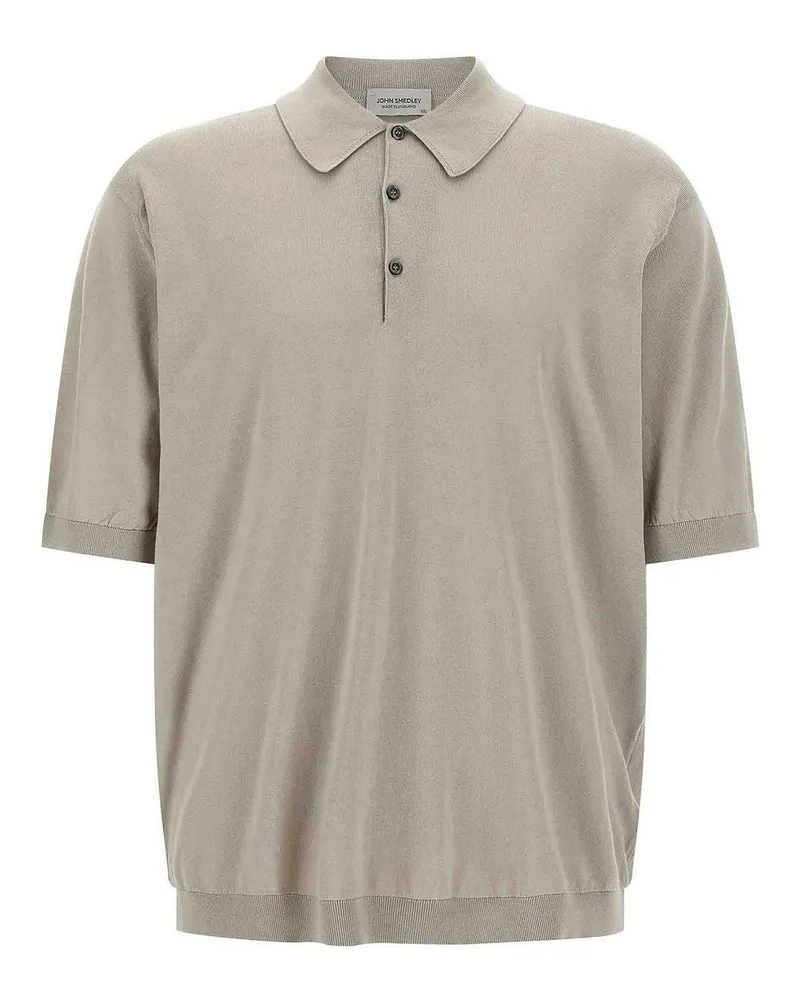 John Smedley Poloshirt - Grau Grau