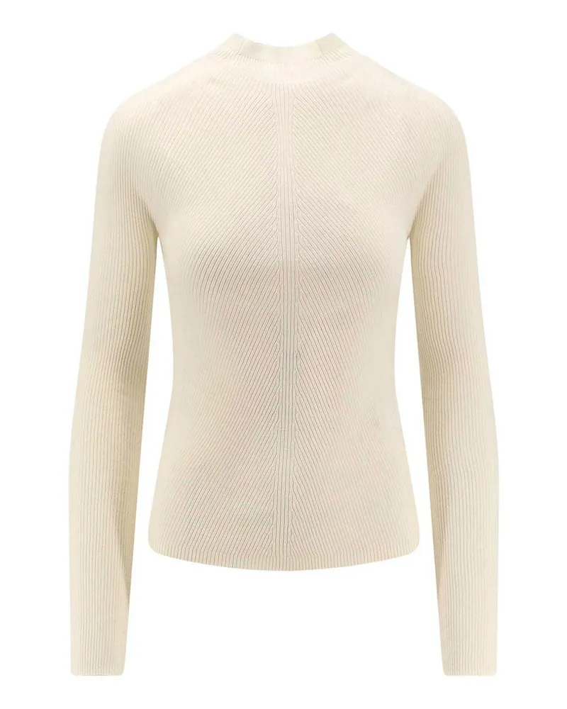 HUGO BOSS Rollkragenpullover - Weiß Weiß