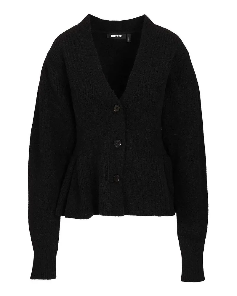 ROTATE Birger Christensen Cardigan - Schwarz Schwarz