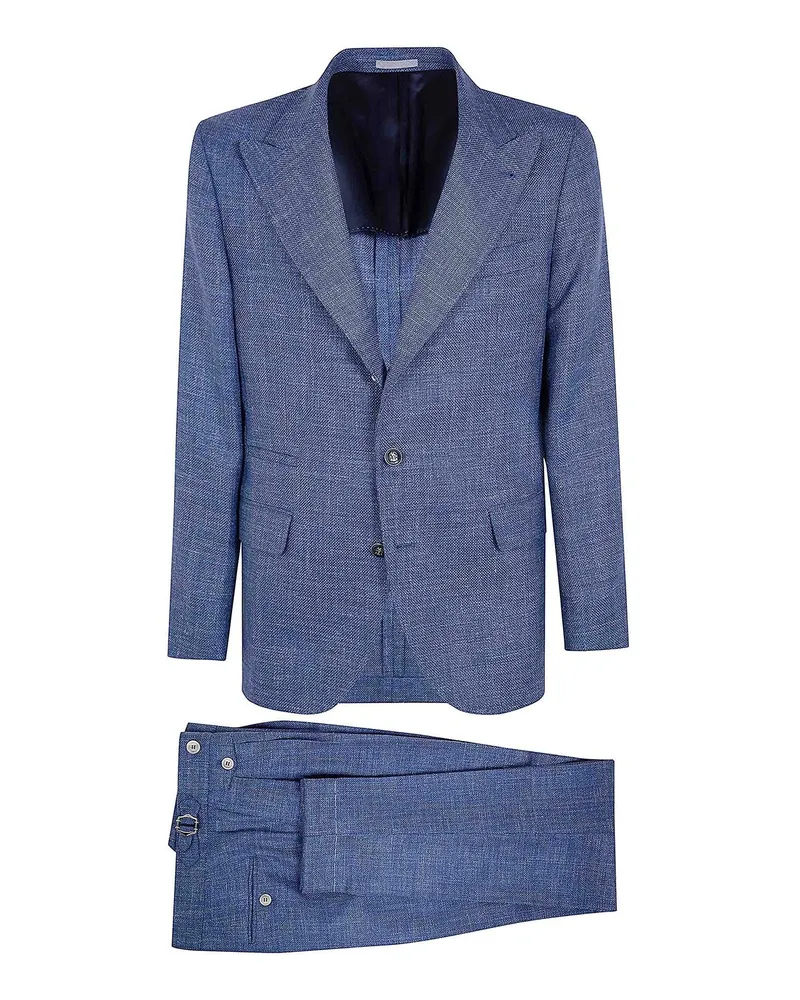 Brunello Cucinelli Eleganter Anzug - Blau Blau