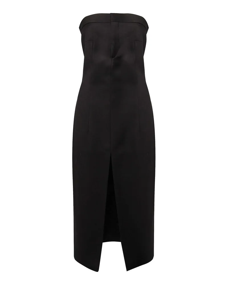 NINEMINUTES Knielanges Kleid - Schwarz Schwarz