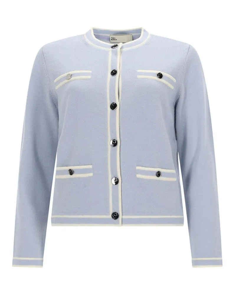 Tory Burch Rundhalspullover - Blau Blau