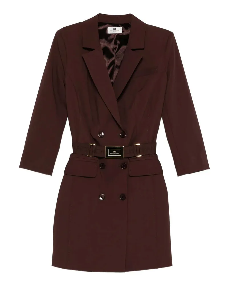 Elisabetta Franchi Kurzes Kleid - Braun Braun