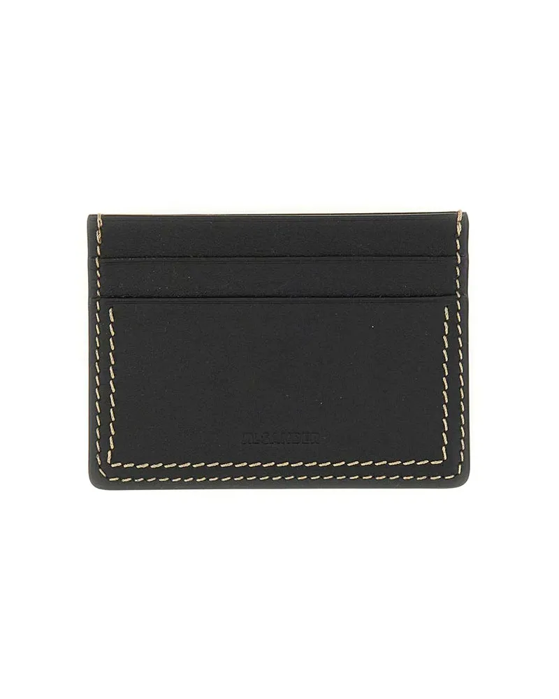 Jil Sander Portemonnaie - Schwarz Schwarz