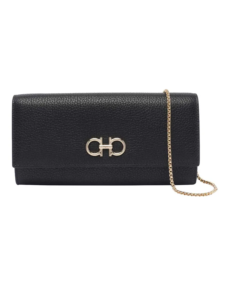 Ferragamo Clutch - Schwarz Schwarz