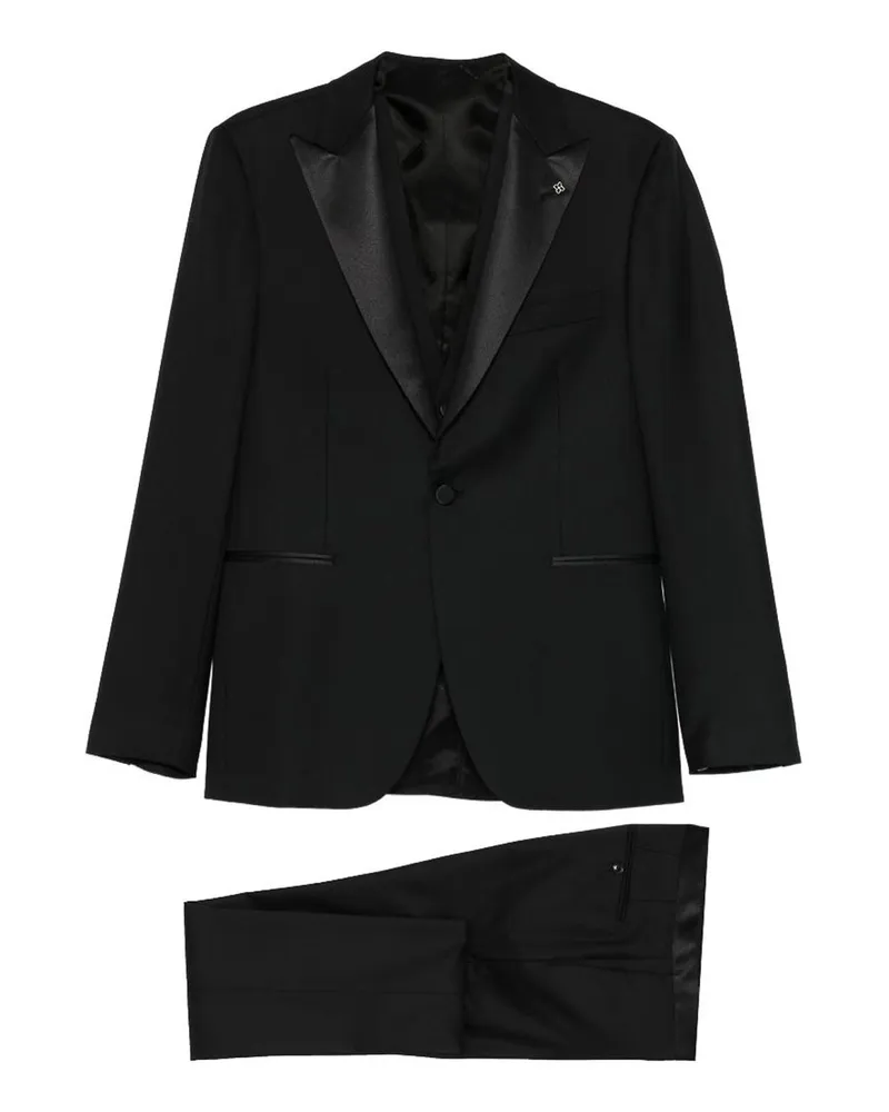 Tagliatore Eleganter Anzug - Schwarz Schwarz