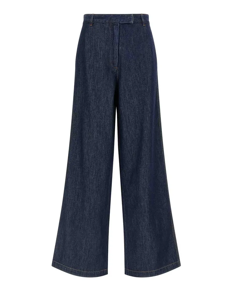 Dries van Noten Straight Leg Jeans - Blau Blau