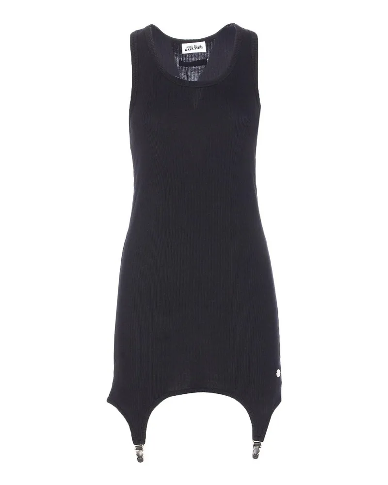 Jean Paul Gaultier Top - Schwarz Schwarz
