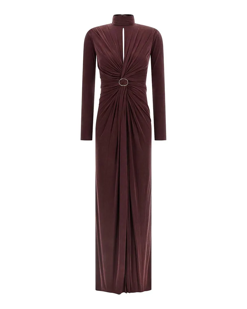 Elisabetta Franchi Maxikleid - Dunkelrot Dunkelrot