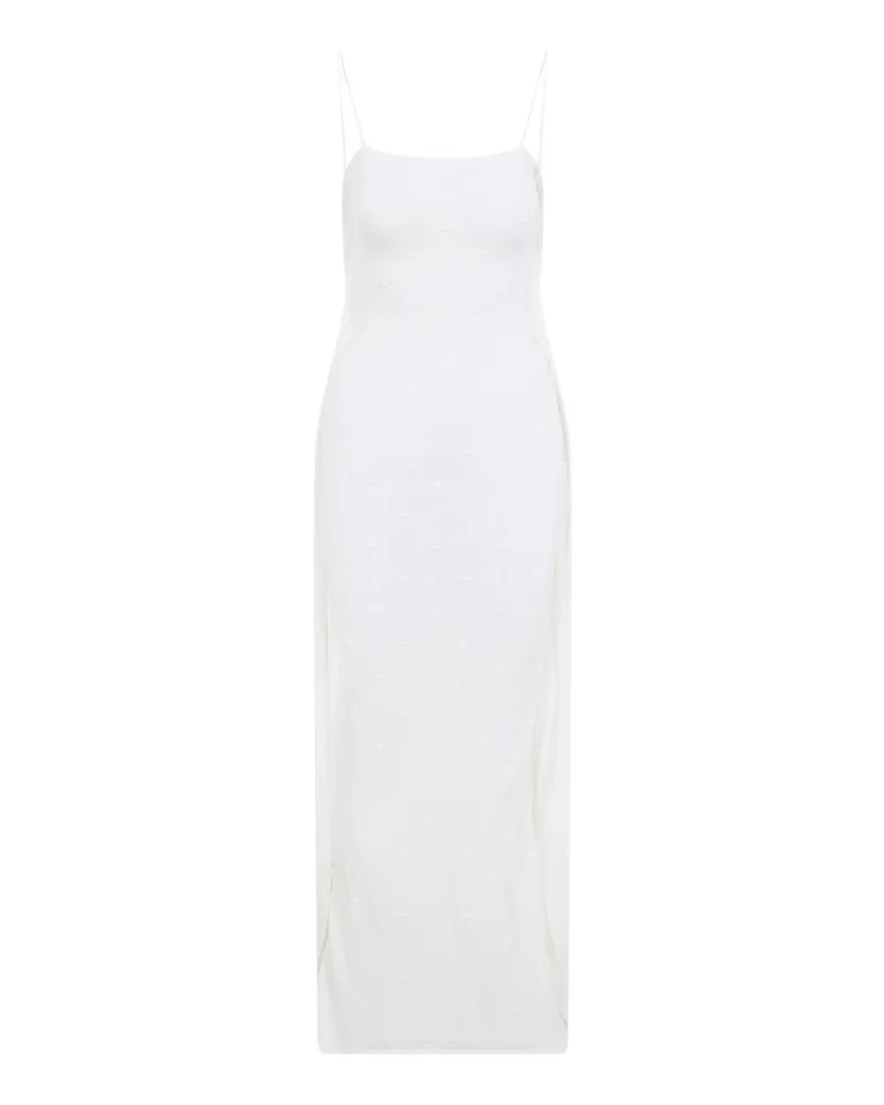 Jacquemus Maxikleid - Creme Creme