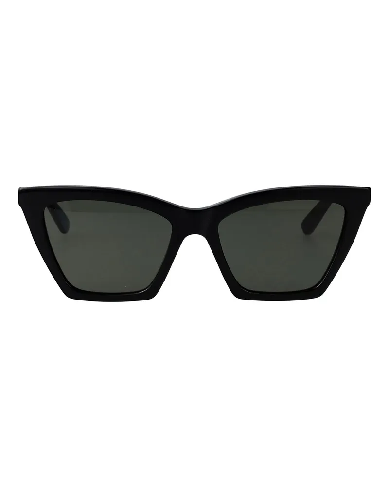Alexander McQueen Sonnenbrille - Schwarz Schwarz