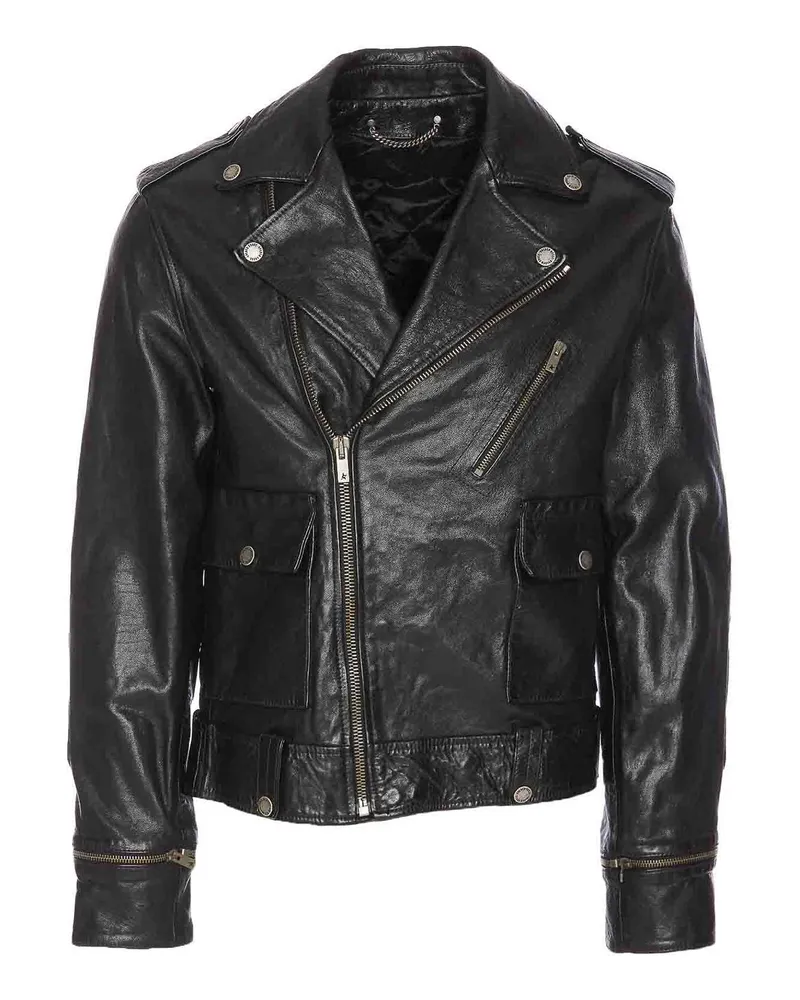Golden Goose Lederjacke - Schwarz Schwarz