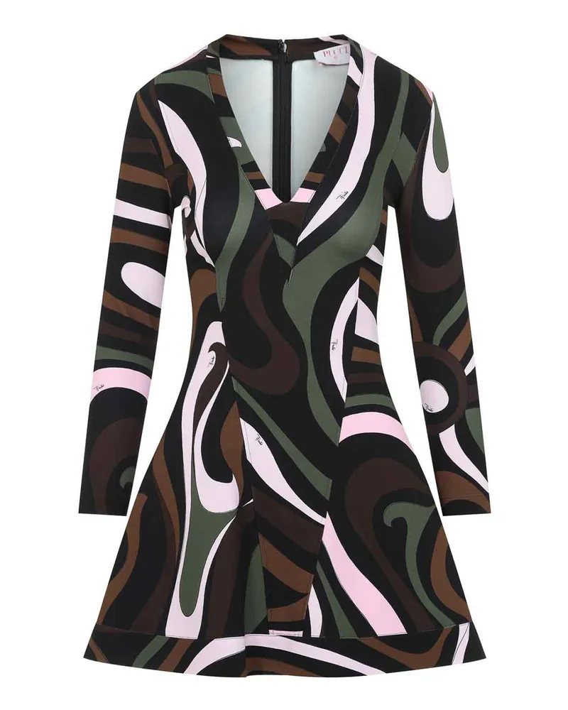 Emilio Pucci Maxikleid - Hellbraun Hellbraun