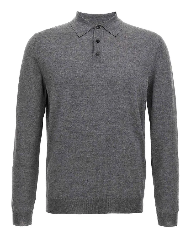 Zanone Poloshirt - Grau Grau