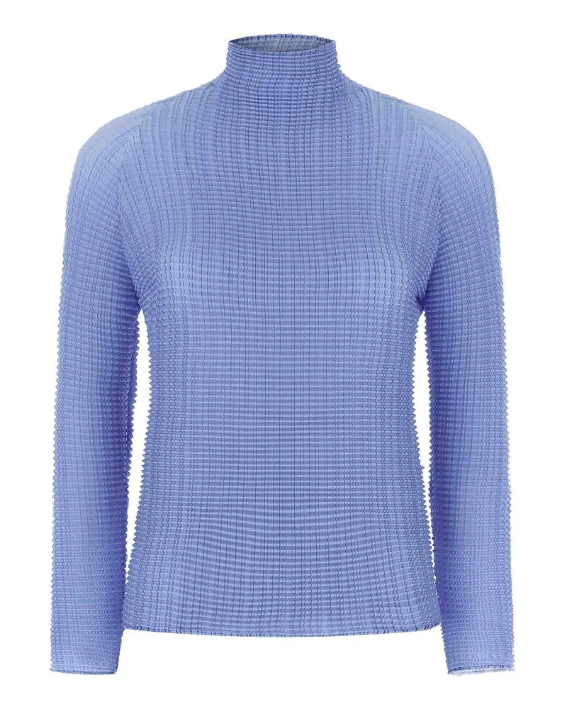 Issey Miyake Bluse - Hellblau Hellblau