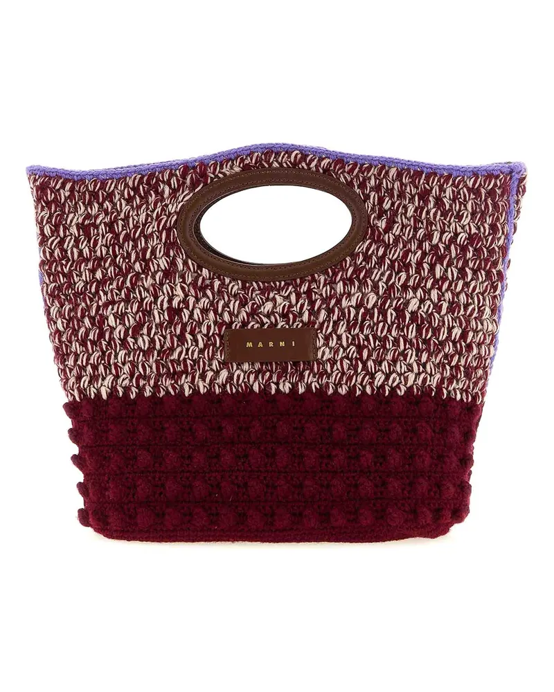 Marni Clutch - Dunkelrot Dunkelrot