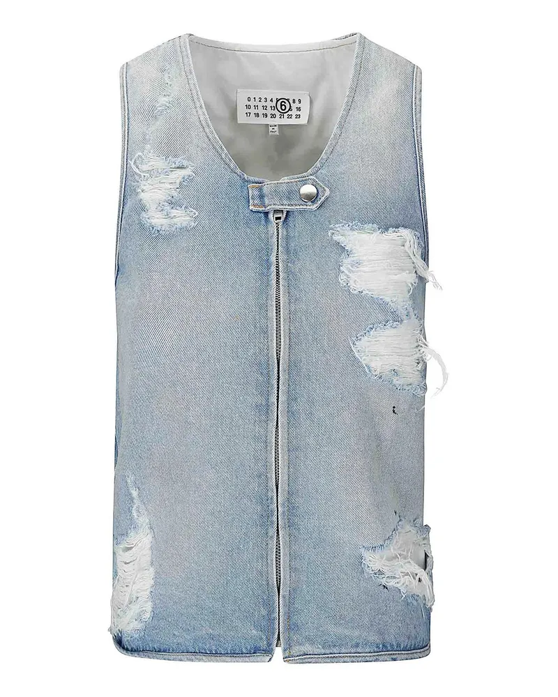 Maison Margiela Weste - Jeansblau Jeansblau