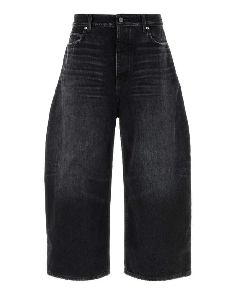 Balenciaga Straight Leg Jeans - Schwarz Schwarz
