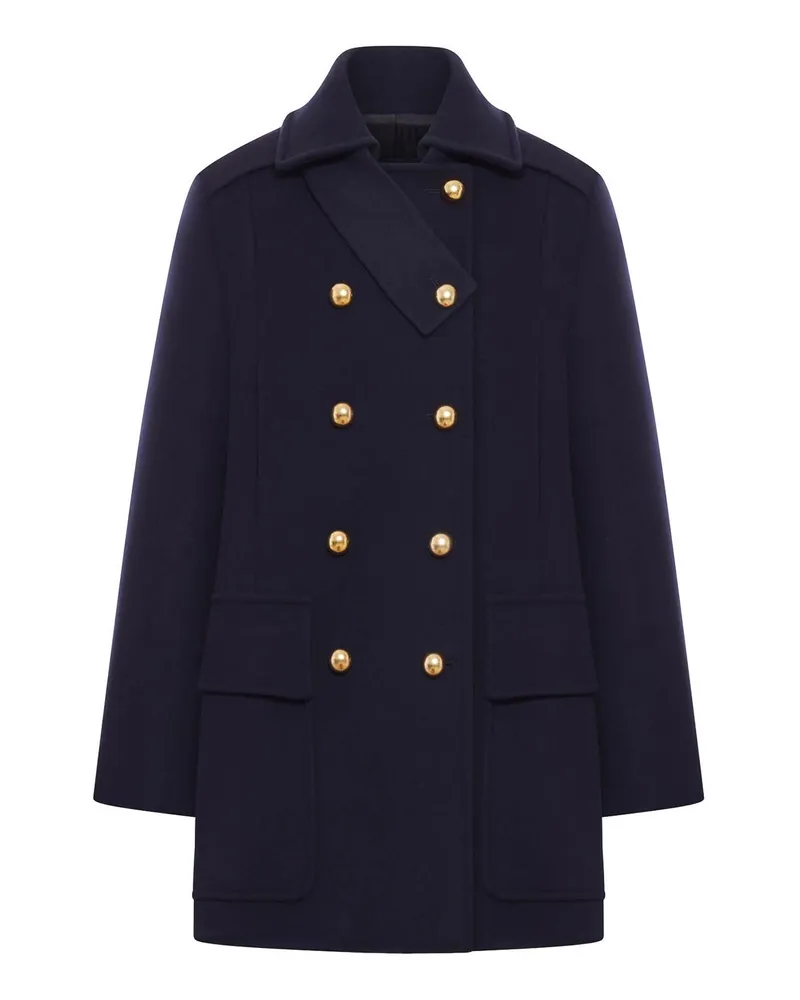 Seafarer Kurzer Mantel - Blau Blau