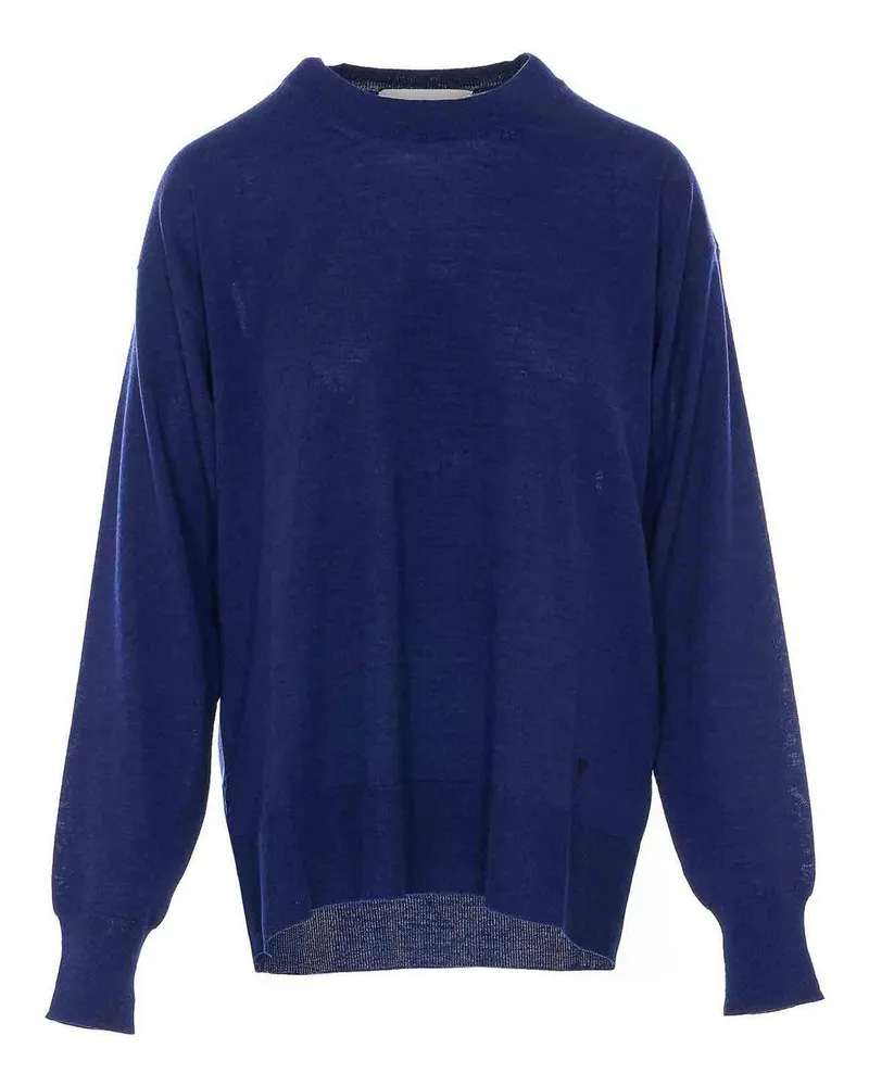 AMI Paris Rundhalspullover - Blau Blau
