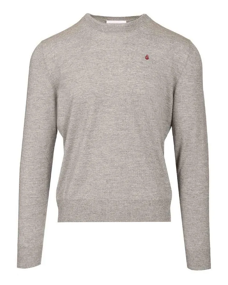 Alexander McQueen Rundhalspullover - Grau Grau