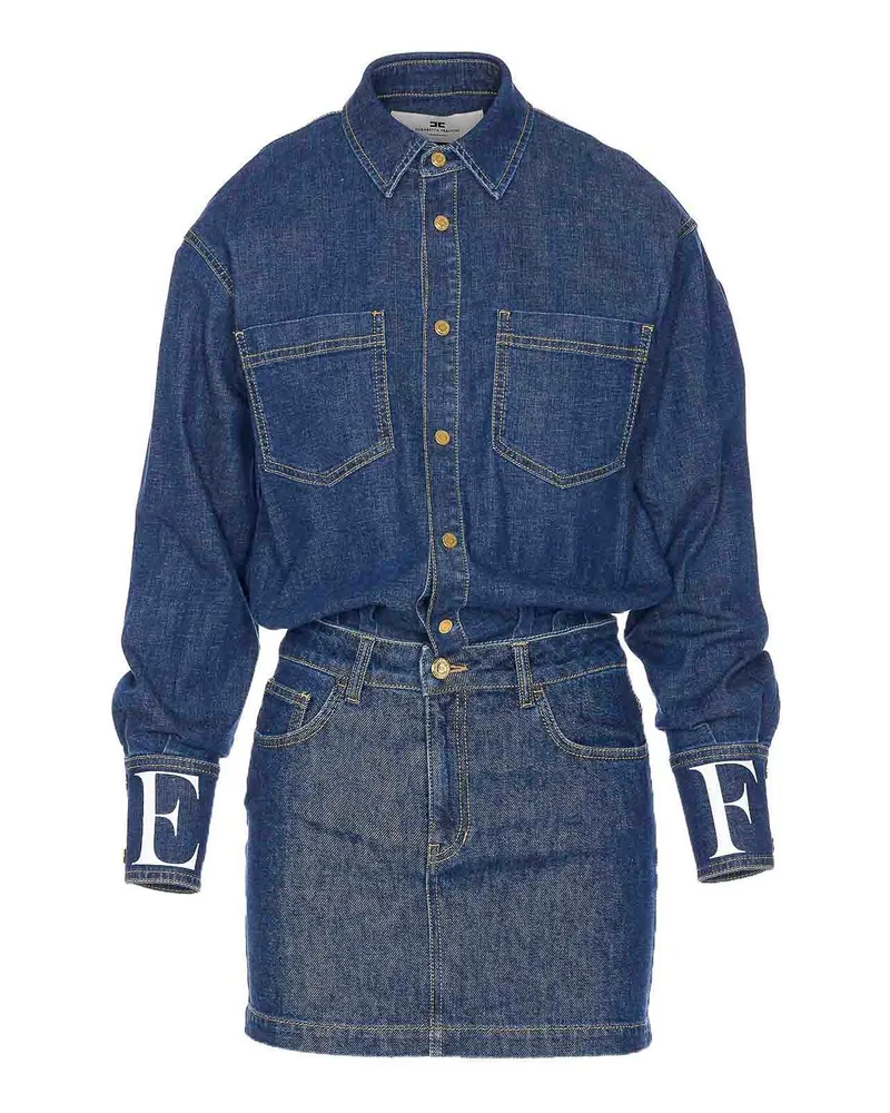 Elisabetta Franchi Kurzes Kleid - Blau Blau