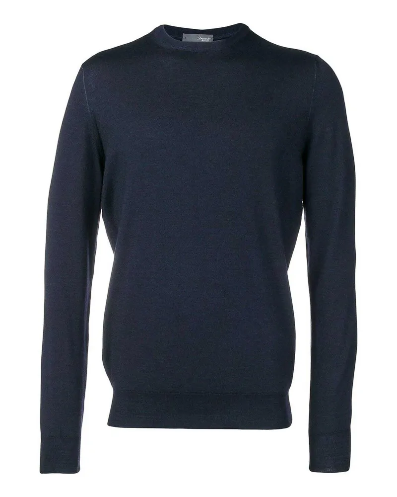 Drumohr  Rundhalspullover - Blau Blau