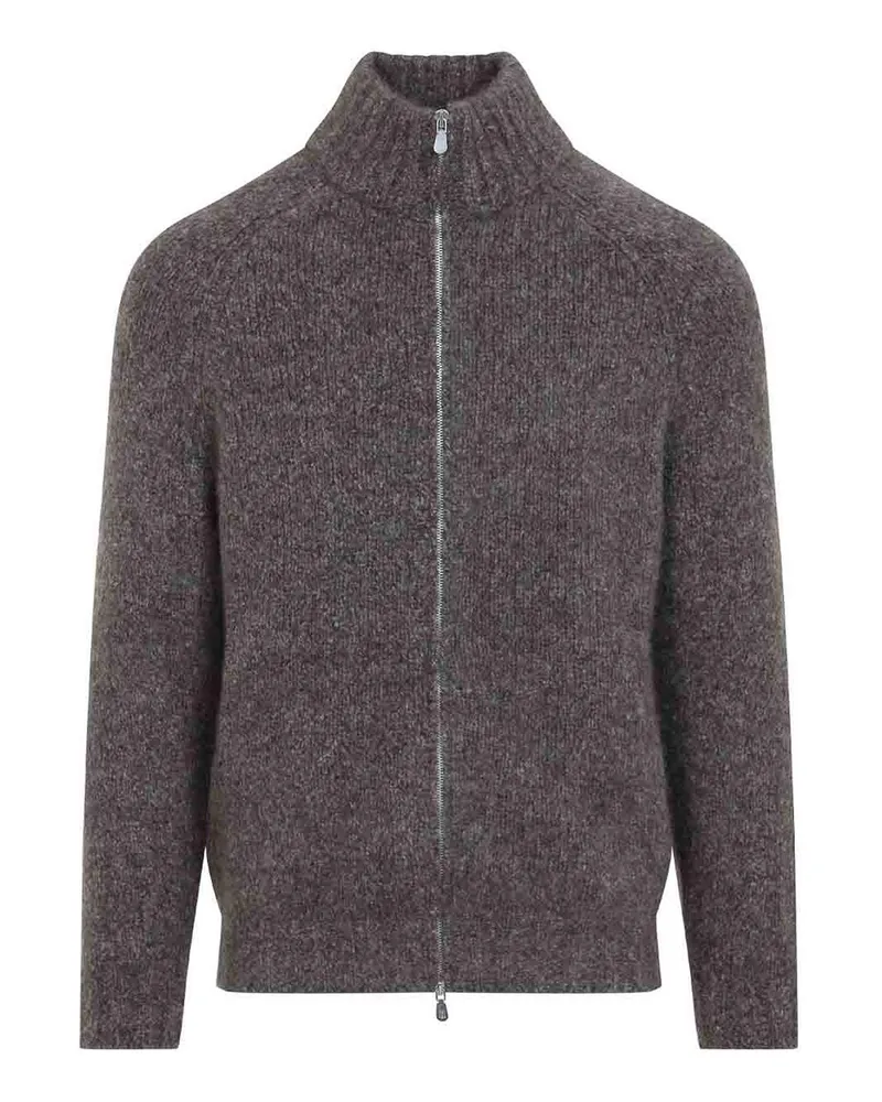 Brunello Cucinelli Cardigan - Dunkelbraun Dunkelbraun