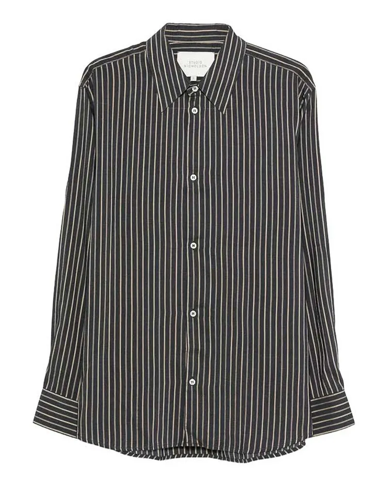 Studio Nicholson Hemd - Jeansblau Jeansblau