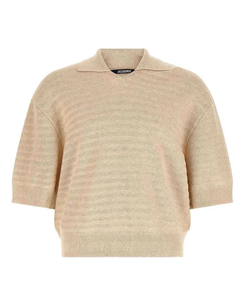 Jacquemus Poloshirt - Beige Beige