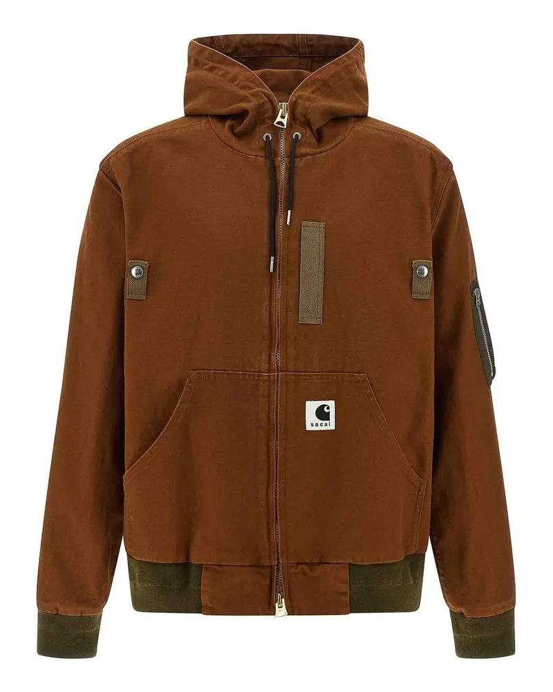 Sacai Bomberjacke - Braun Braun