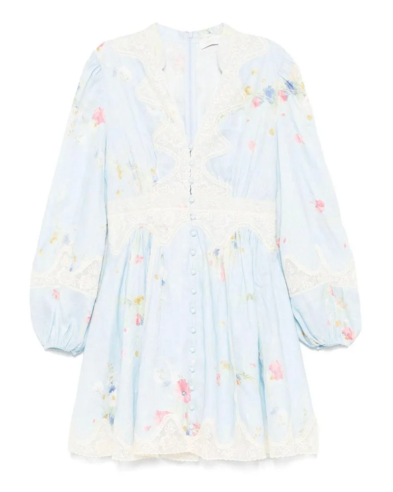 Zimmermann Kurzes Kleid - Blau Blau