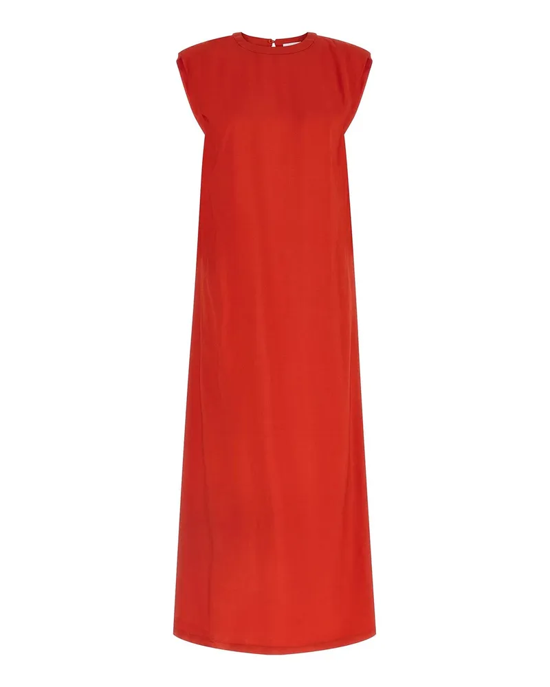 NUDE Knielanges Kleid - Rot Rot
