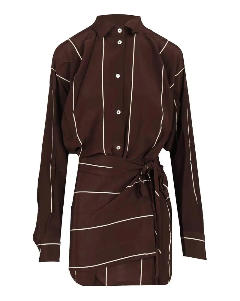 BONDI BORN Kurzes Kleid - Braun Braun