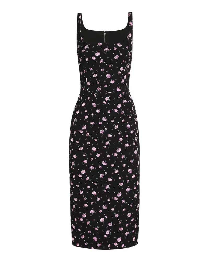 Dolce & Gabbana Knielanges Kleid - Schwarz Schwarz