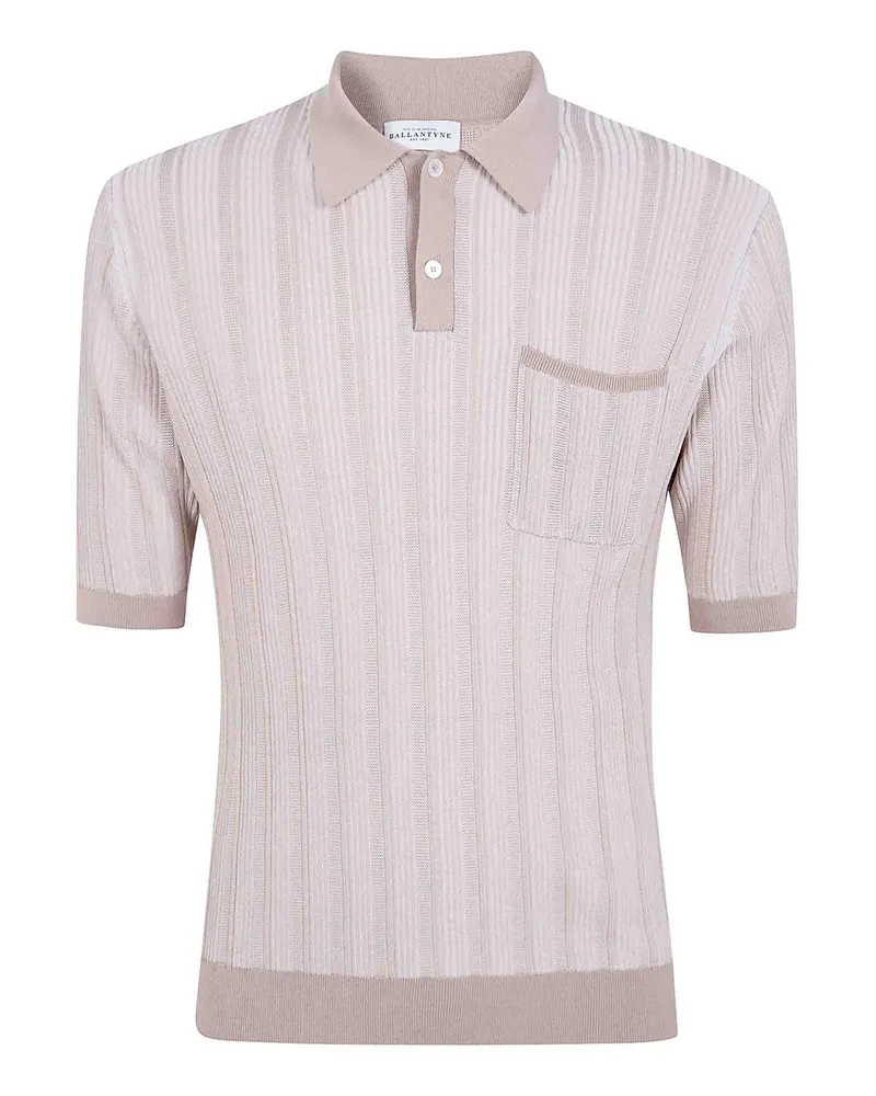 Ballantyne Poloshirt - Nude Nude