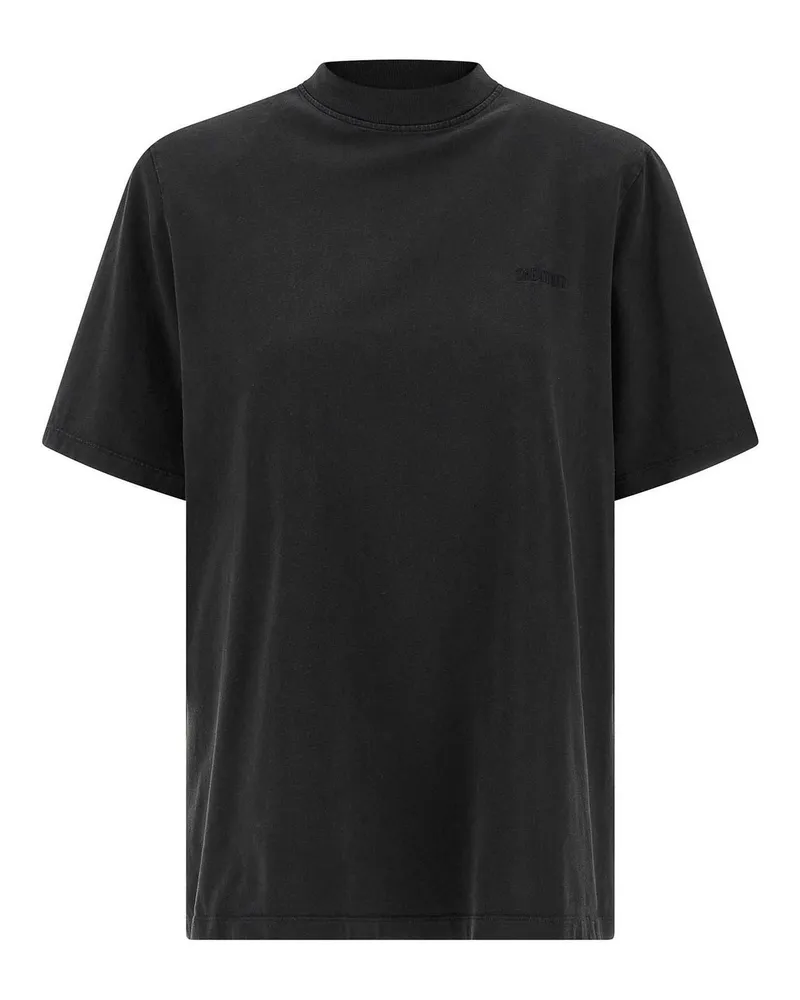 ATTICO T-Shirt - Schwarz Schwarz