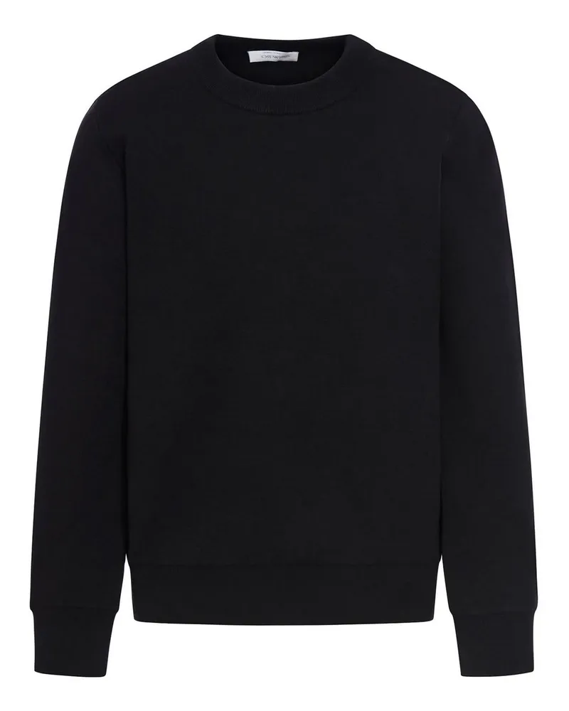 OFF-WHITE Rundhalspullover - Schwarz Schwarz