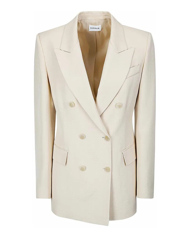 P.A.R.O.S.H. P. A.R. O H. Casualjacke - Silber Silber