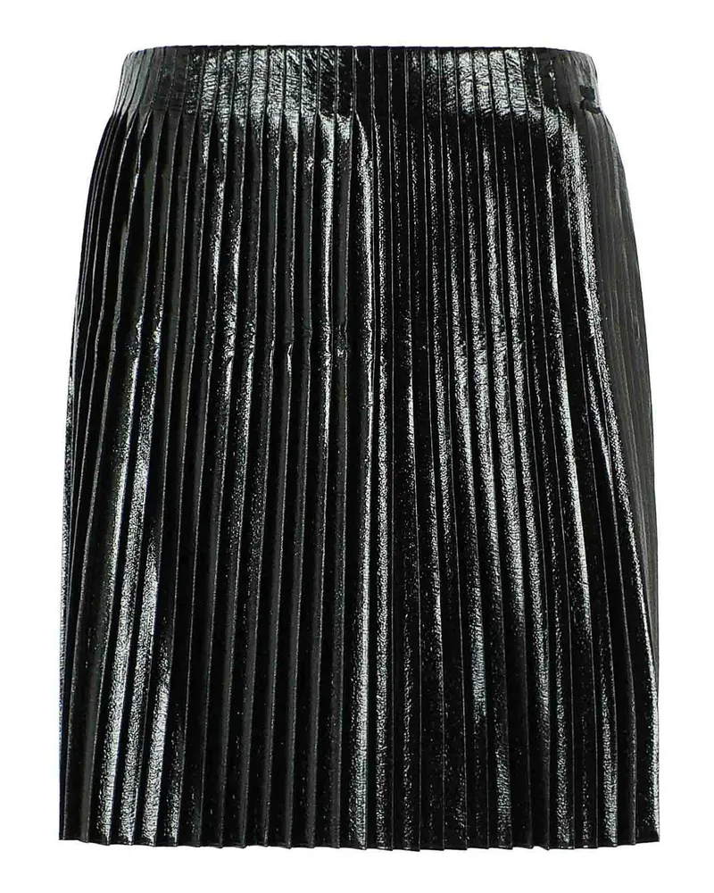 Courrèges Minirock - Schwarz Schwarz