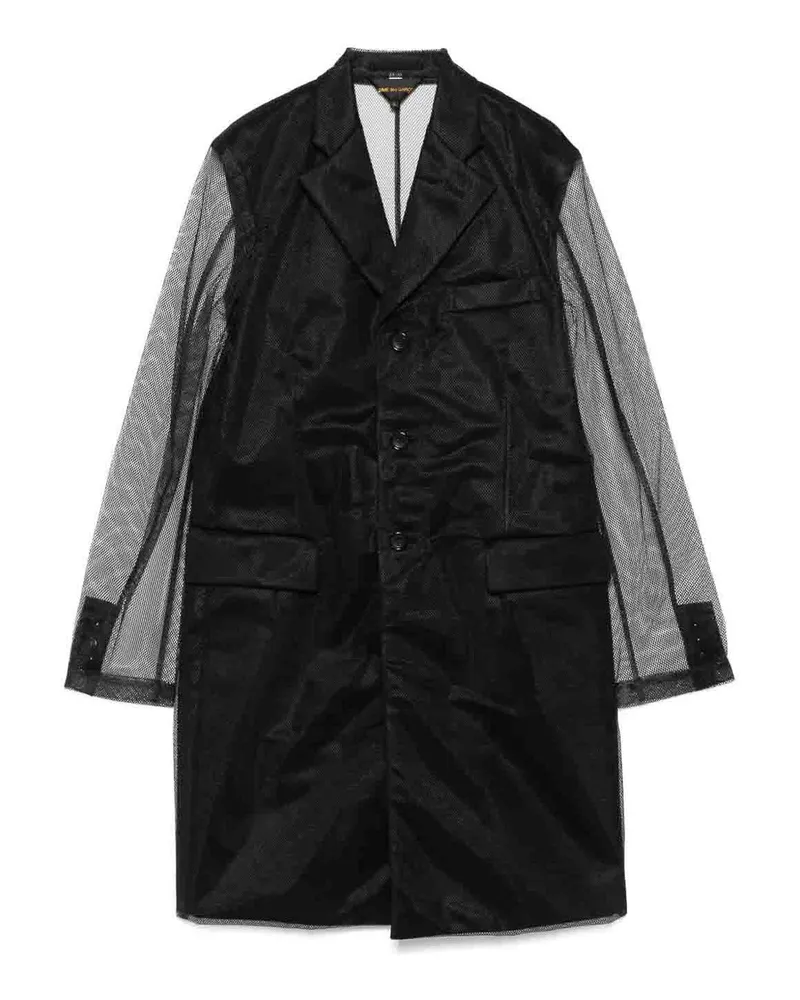 Comme des Garçons Kurzer Mantel - Schwarz Schwarz