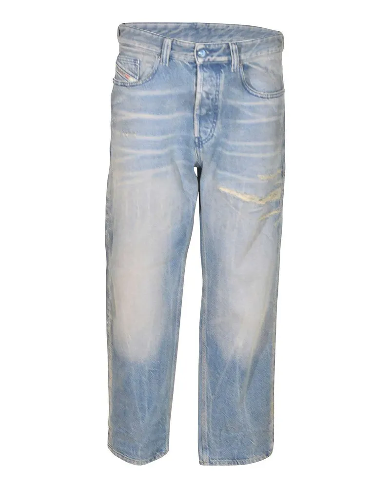Diesel Straight Leg Jeans - Hellgrau Hellgrau