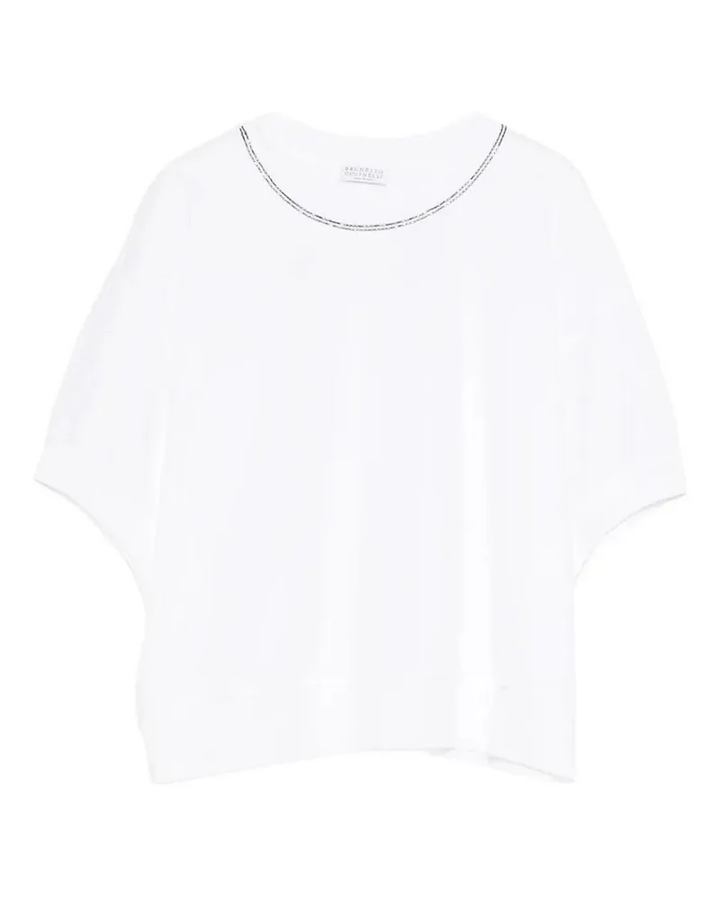 Brunello Cucinelli T-Shirt - Weiß Weiß