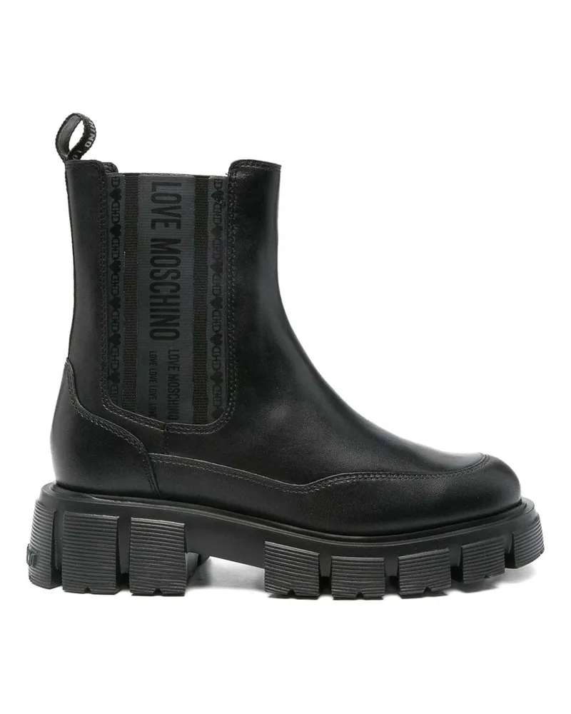Moschino Stiefel - Schwarz Schwarz