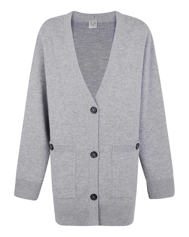 Totême Cardigan - Grau Grau